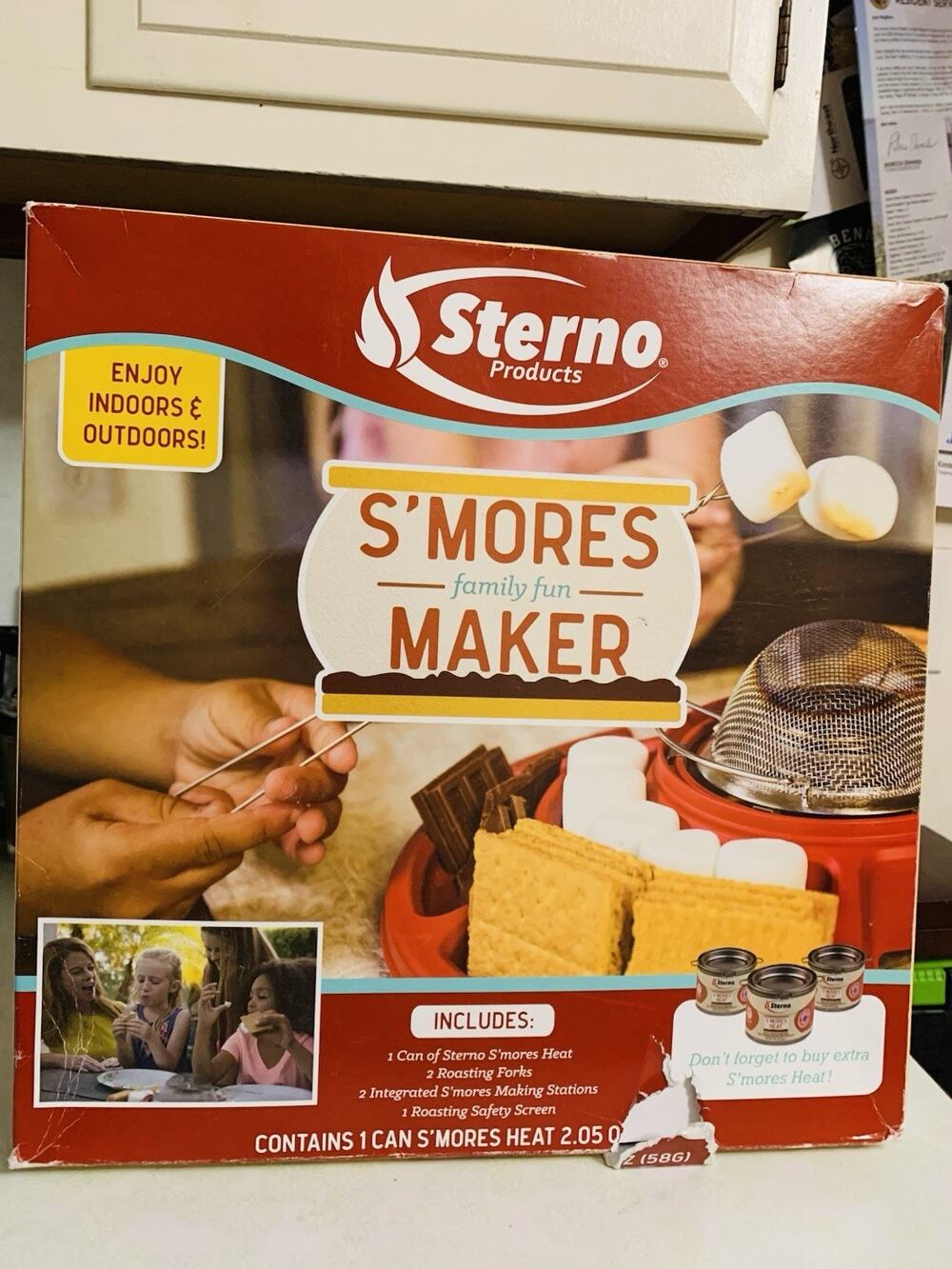 Sterno S'Mores Maker Indoor & Outdoor Camping Picnics Tailgating New in Box